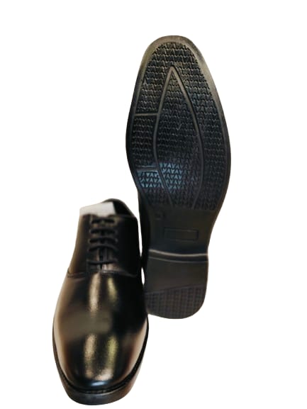 Russellen Brown-round toe oxford formal shoes